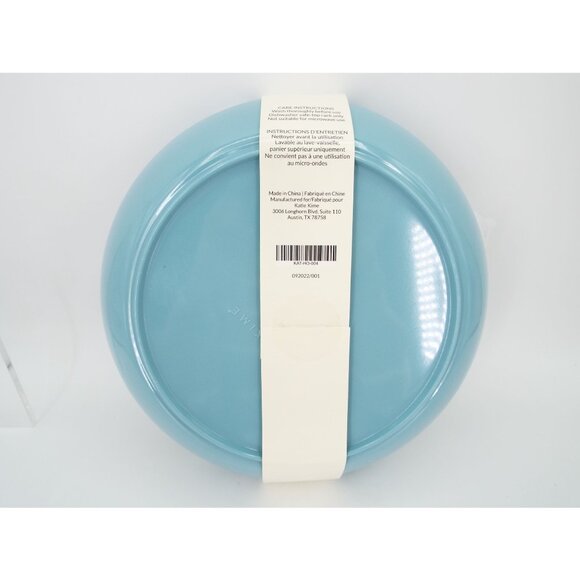 Katie Kime Blue Mums the Word Floral Melamine Plates Set of 4 NWT - Picture 3 of 5